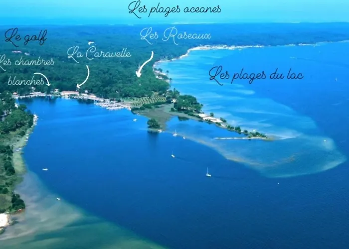 Chambres vue jardin entre Lac et Forêt Biscarrosse-Plage