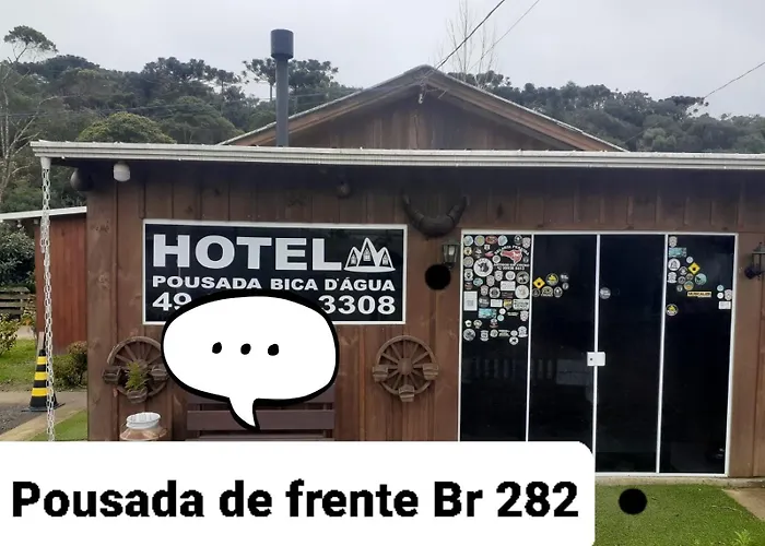 Pousada Bica D'Água De frente BR 282 Lages