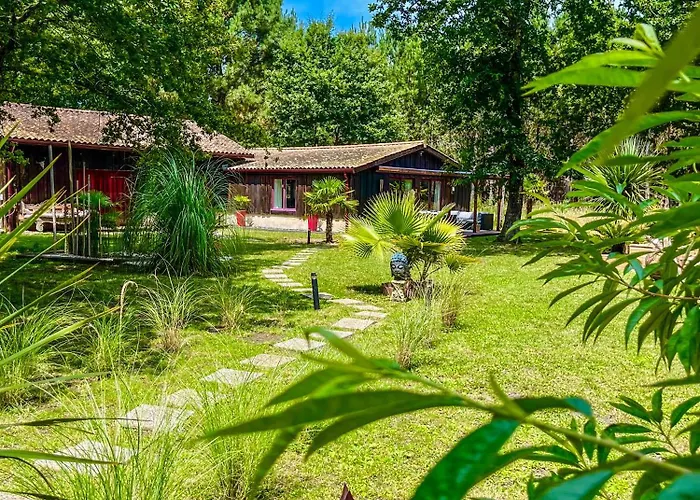 Hacienda de la Canopée avec piscine chauffée au sel Hourtin