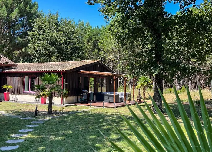 Hacienda de la Canopée avec piscine chauffée au sel Hourtin