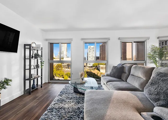 Modern Luxury 2 Bed With Panoramic City Views In Downtown La