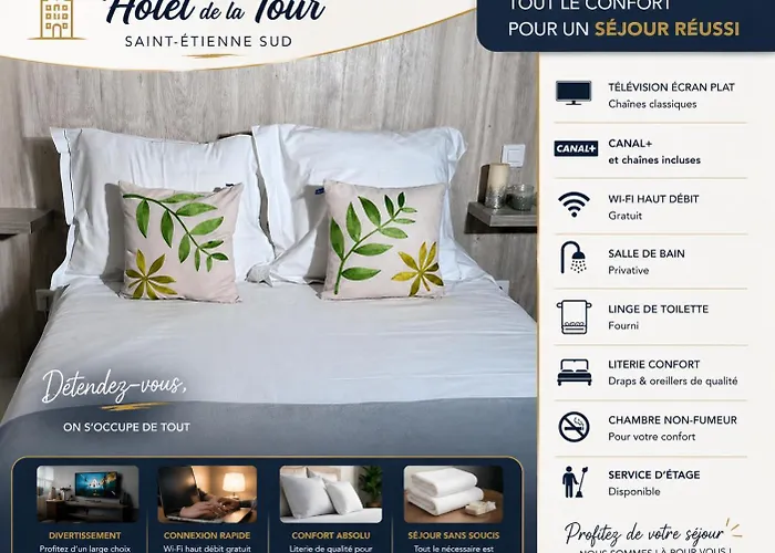 HOTEL De La Tour Saint Etienne SUD