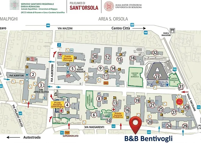 B&B Bentivogli by Lesdomus - Vicino Ospedale Sant'Orsola Bologna