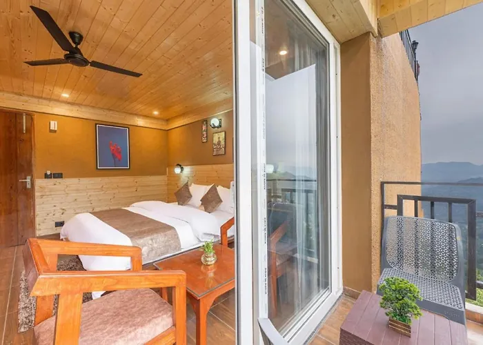 The Charvi Resort I Wooden Rooms With Pvt Balconies L Vacations I Conference I Mice I Family Events I Open Air Terrace I Sky Bonfire I Kufri Shimla By Exotic Stays
