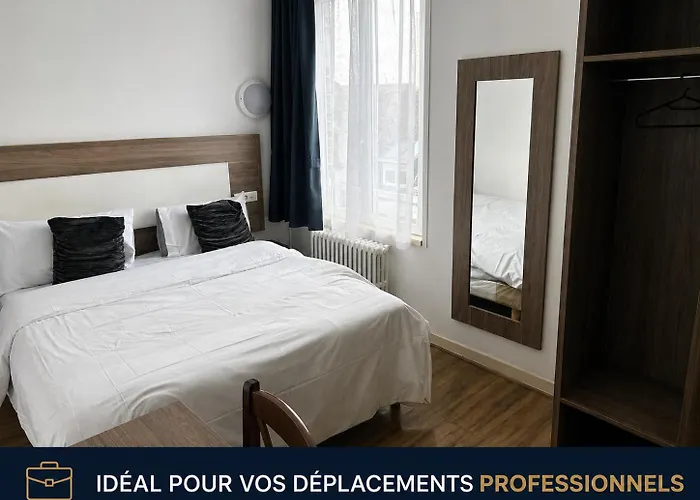 Le Clémenceau Hôtel ET Appart'Hôtel GARE SNCF TGV Centre ville Valenciennes
