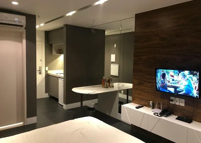 Flat Design Moderno No Fusion Apart Hotel Brasília